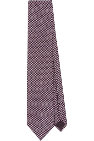 Tom Ford Corbata de seda con estampado de lunares