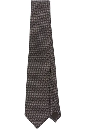 Tom Ford Corbata de seda con estampado de lunares