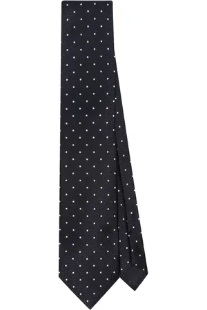 Tom Ford Corbata de seda con estampado de lunares