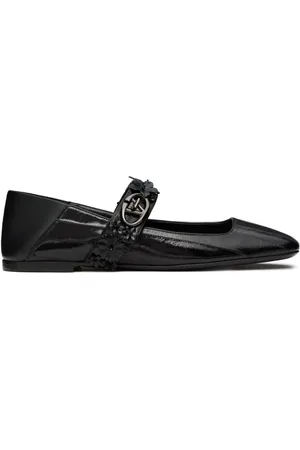 VALENTINO GARAVANI Flats con aplique floral