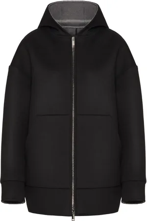 VALENTINO GARAVANI Hoodie con ribete en contraste