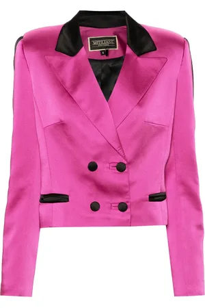 MITILIANE COUTURE Blazer con ribete satinado