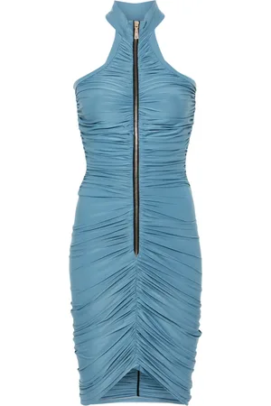 MITILIANE COUTURE Vestido midi con diseño drapeado