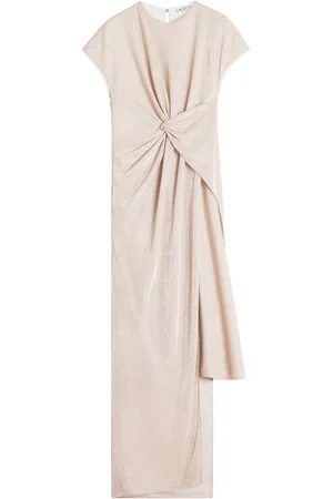Lanvin Vestido midi con detalle retorcido