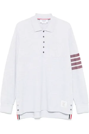 Thom Browne Playera tipo polo con motivo 4-Bar