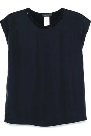 Fabiana Filippi Blusa con detalle de mostacillas