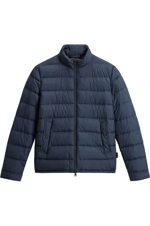 Woolrich Chamarra capitonada con logo estampado
