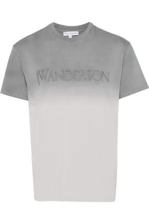 J.W.Anderson Playera con logo bordado y efecto degradado