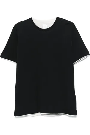 ELEVENTY Playera con borde en contraste