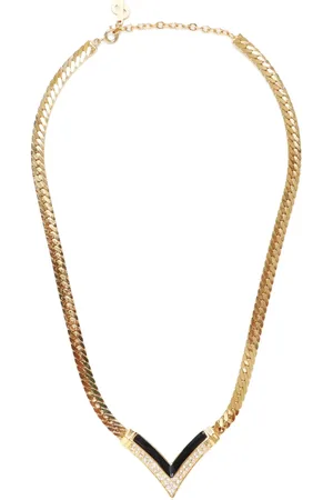 Dior Collar con detalles de strass