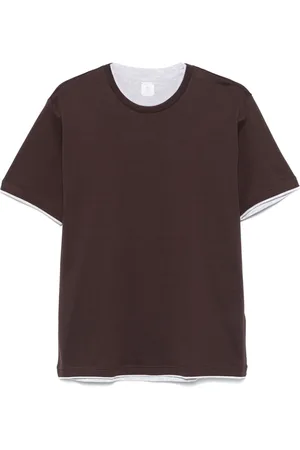 ELEVENTY Playera con borde en contraste