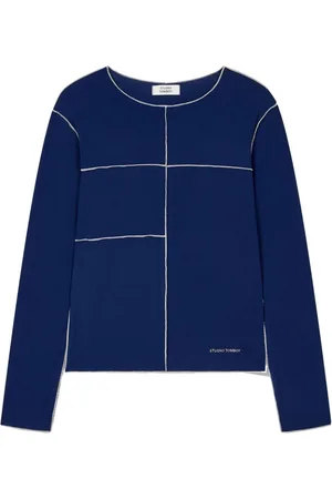 Studio Tomboy Playera con costuras en contraste