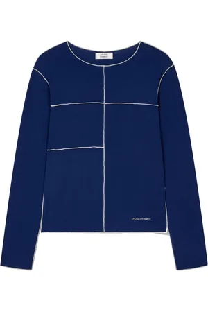 Studio Tomboy Playera con costuras en contraste