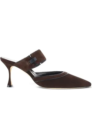 Manolo Blahnik Mules Brontiamusa Rial con tacón de 70mm