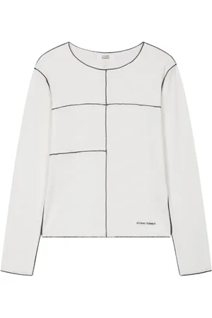 Studio Tomboy Playera con costuras en contraste