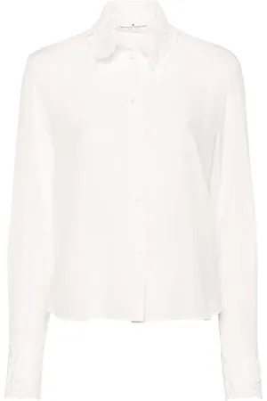 ERMANNO SCERVINO Camisa con cuello de encaje