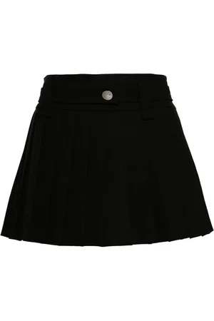 Maje Falda corta con diseño plisado