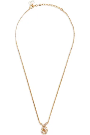 Dior Collar con logo de strass
