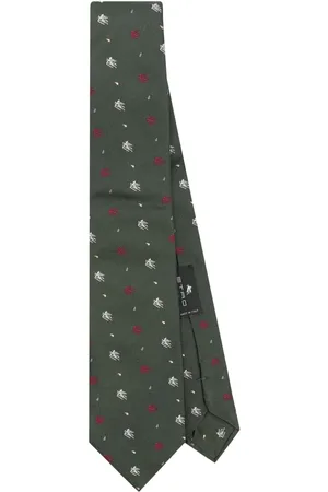 Etro Corbata de seda Pegaso