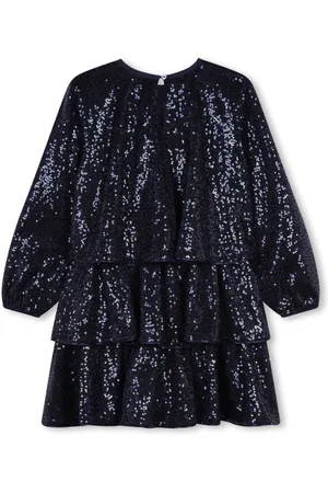 Billieblush Vestido a capas con lentejuelas