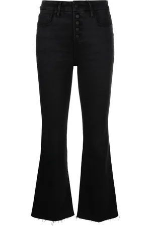 GOOD AMERICAN Jeans bootcut con diseño capri