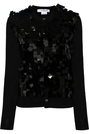 Comme des Garçons Cárdigan con detalles de lentejuelas
