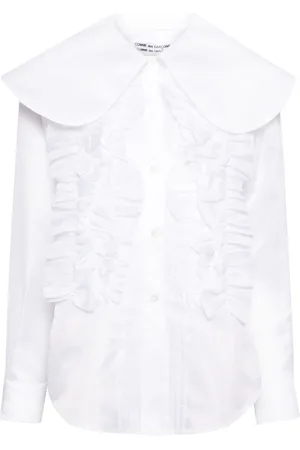 Comme des Garçons Camisa con volantes