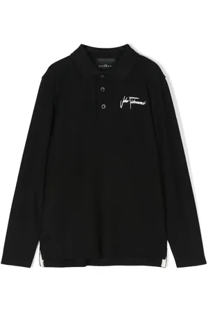 John Richmond Playera tipo polo con logo estampado
