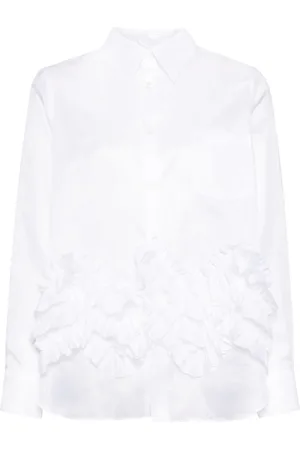 Comme des Garçons Camisa con volantes