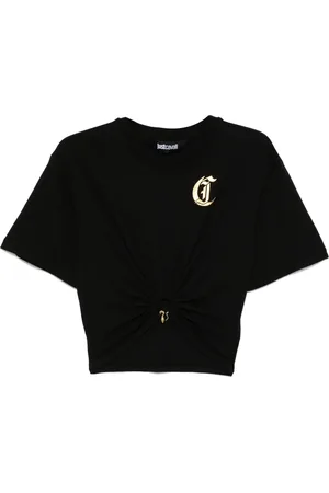 Roberto Cavalli Playera con detalle de aro
