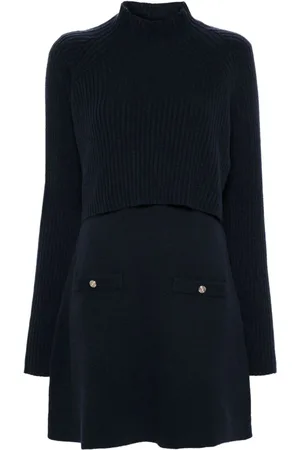 Maje Vestido corto tejido