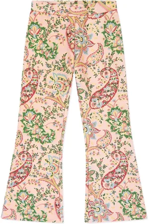 Etro Pantalones con estampado de cachemira