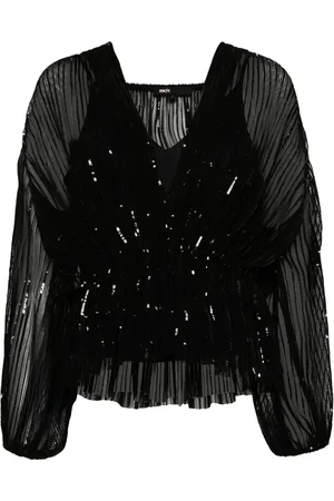 Maje Blusa con lentejuelas