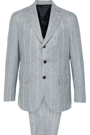 ELEVENTY Traje con motivo de rayas