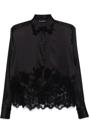 ERMANNO SCERVINO Camisa con paneles de encaje