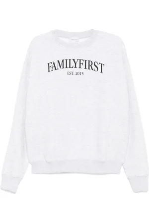 Family First Sudadera con logo estampado