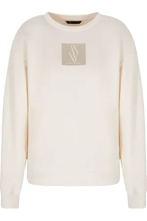 Armani Exchange Sudadera con parche del monograma