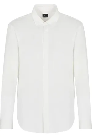 Armani Exchange Camisa con logo bordado