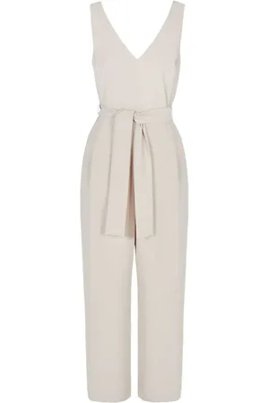 Armani Exchange Jumpsuit sin mangas con cinturón