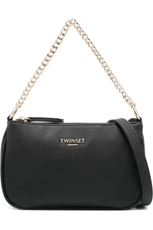 Twin-Set Tote con letras del logo