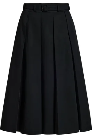 Patou Falda midi con diseño plisado