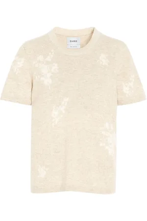 Barrie Playera de cachemira con estampado floral