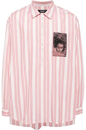 UNDERCOVER Camisa con motivo de rayas verticales