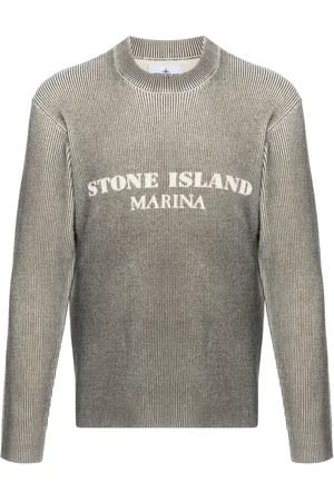 Stone Island Suéter con sello del logo