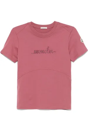 Moncler Playera con logo y cuenta