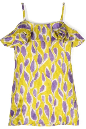 Little Bambah Vestido con tirantes finos y motivo en jacquard