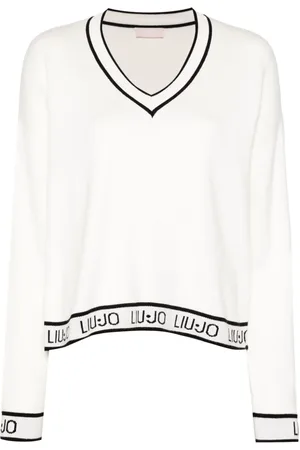 Liu Jo Suéter con logo en intarsia