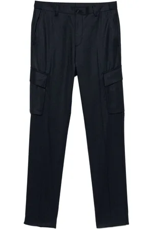 corneliani Pantalones con dobladillo vuelto