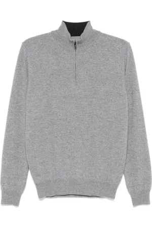 corneliani Suéter con cuello falso