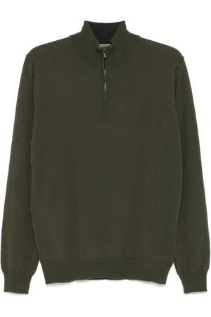 corneliani Suéter con cuello falso
